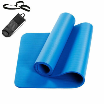 61 X 183CM YOGA MAT 15MM THICK GYM EXERCISE FITNESS PILATES WORKOUT MAT NON SLIP