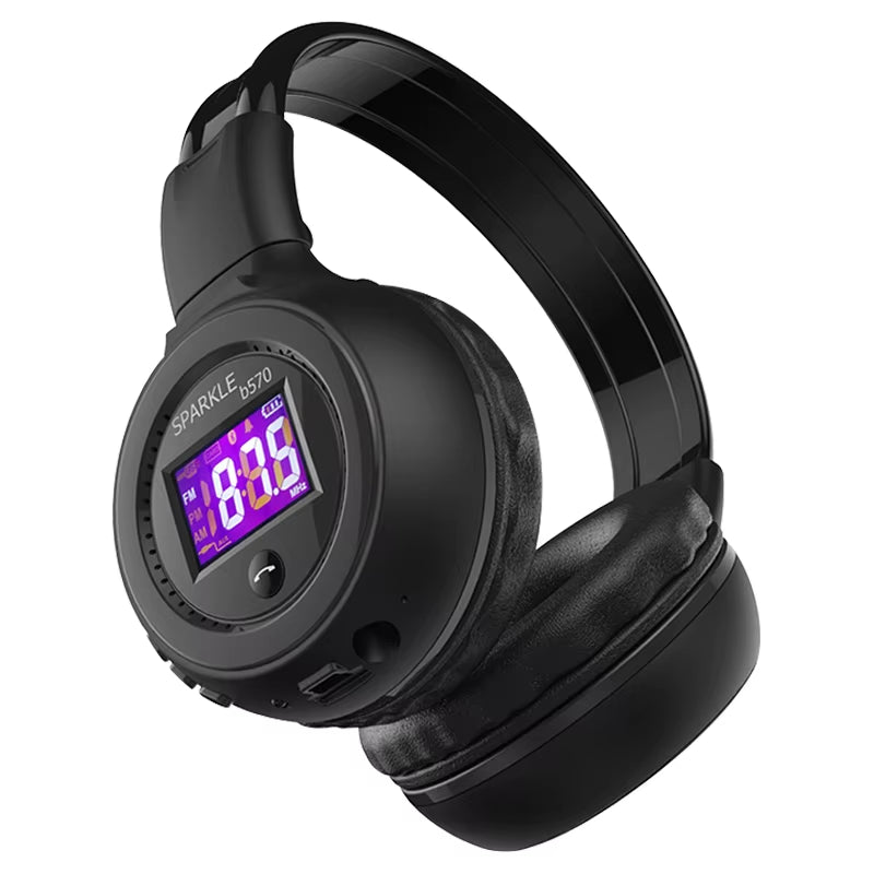 B570 Bluetooth Headphone Wireless Headset Hifi Stereo Foldable Support Micro SD Card AUX Microphone