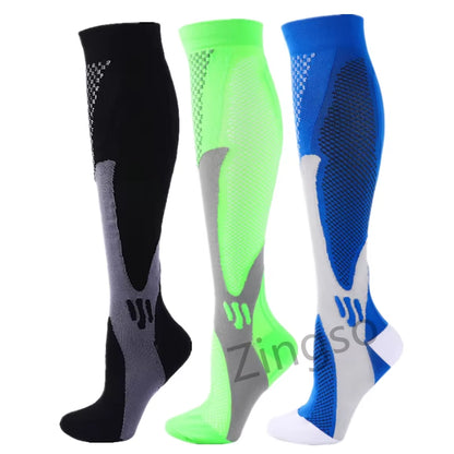 3/6/7 Pairs Compression Socks Women Men 30 Mmhg Comfortable anti Fatigue Athletic Nylon Medical Nursing Sport Running Stockings