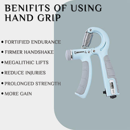 5-60KG Sport Hand Grip Strengthener Adjustable Forearm Trainer Finger Exerciser