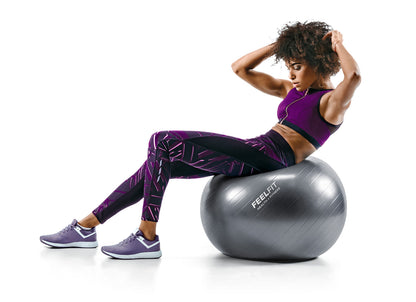 Exercise Gym Ball Swiss Pilates Yoga Core Training Pregnancy Birthing Anti-Burst