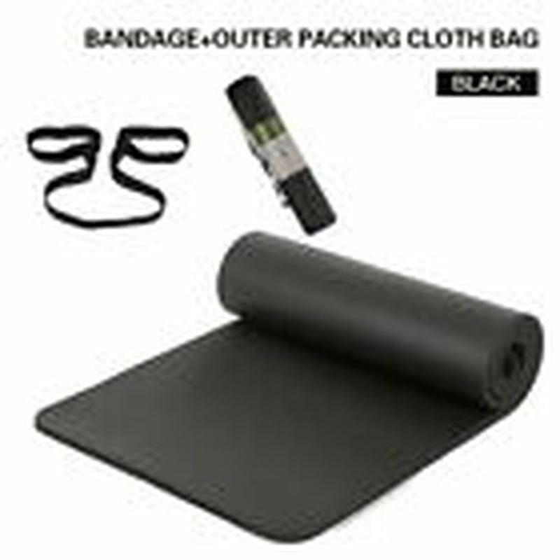 61 X 183CM YOGA MAT 15MM THICK GYM EXERCISE FITNESS PILATES WORKOUT MAT NON SLIP